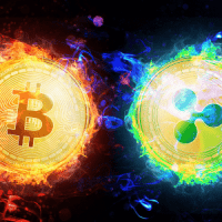 XRP(リップル)の時価総額がBTCの2分の1を超える/史上初の1位交代か
