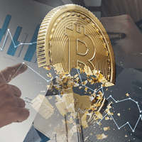 仮想通貨時価総額は5日間で4兆7500億円相当を消失、ビットコインドミナンスは50%を超えて続伸