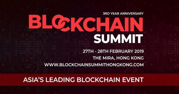 アジア最大級の注目カンファレンス「Blockchain Summit HongKong」｜来年2月に香港で開催決定