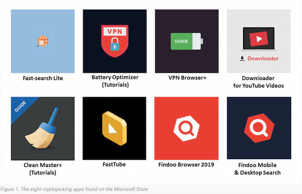 Microsoft Store から8つの違法仮想通貨マイニングアプリが削除