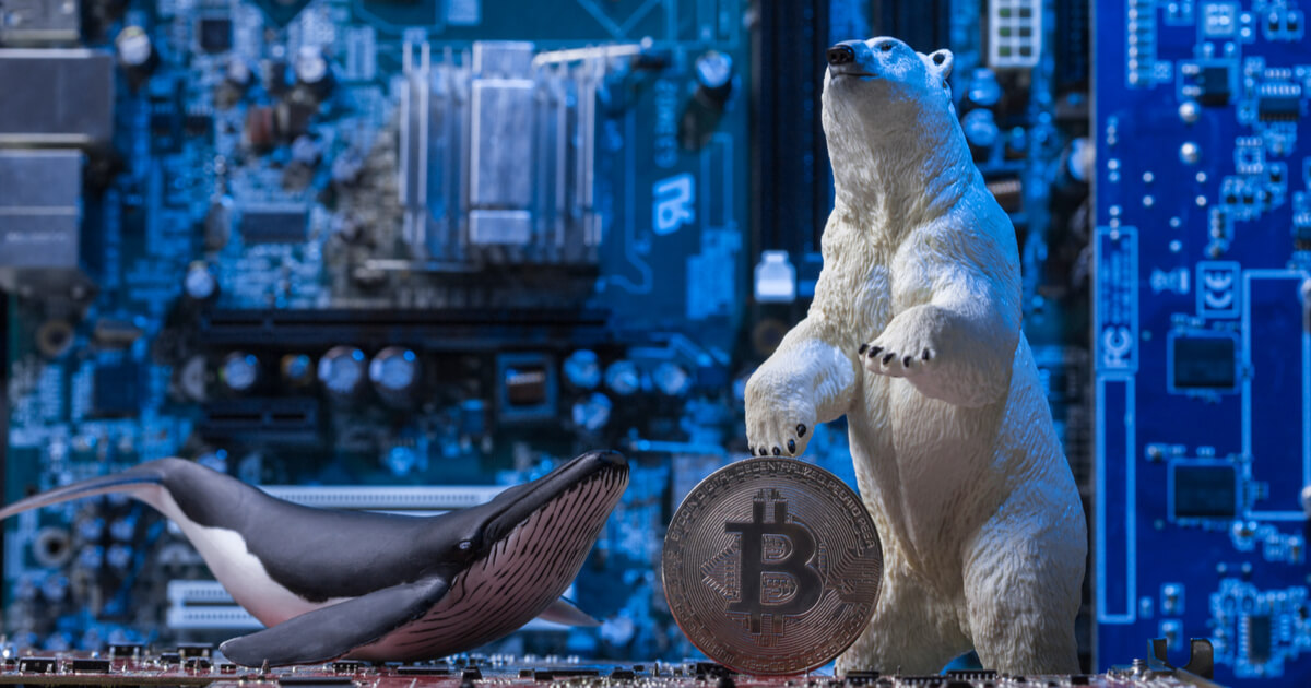 15日のビットコイン急落、仮想通貨取引所Geminiでクジラの大量売却も