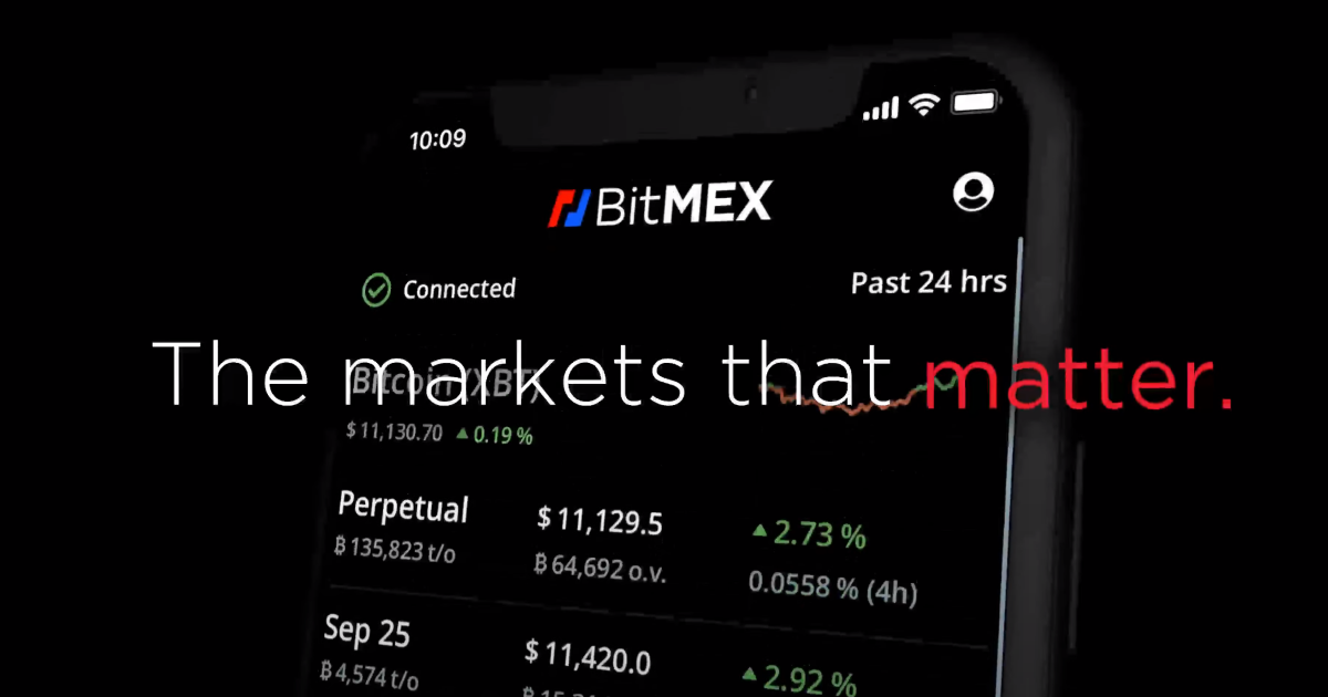 大手デリバティブ取引所BitMEXが公式モバイルアプリをローンチ、140カ国で利用可能に