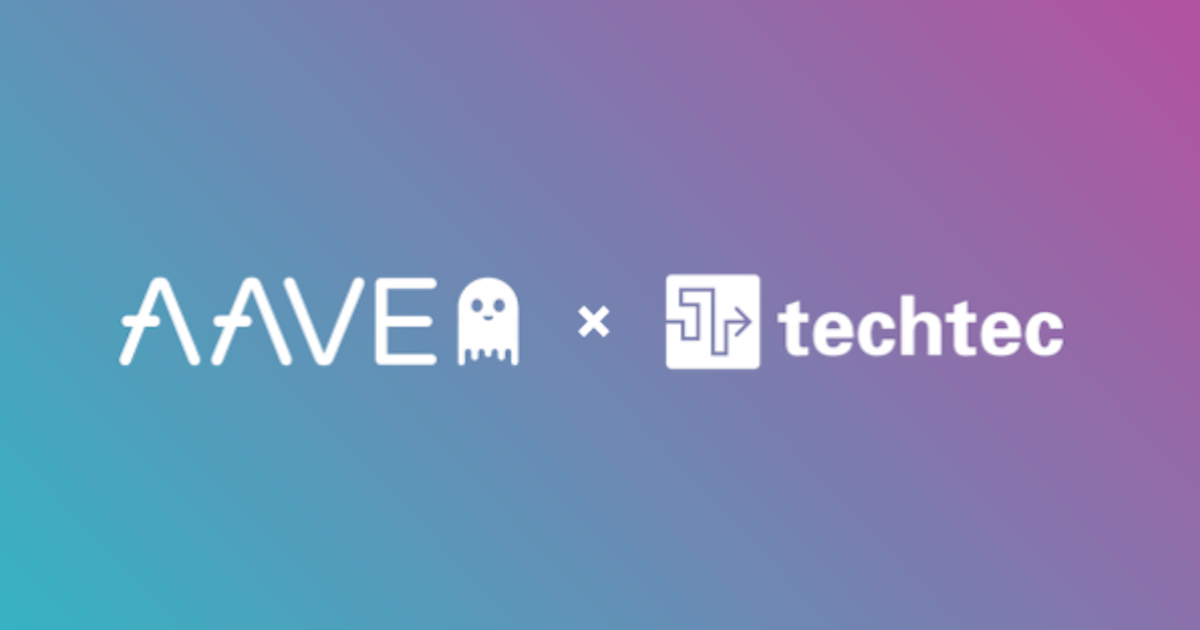 techtec、DeFi市場を牽引する英Aaveから日本初となる資金調達