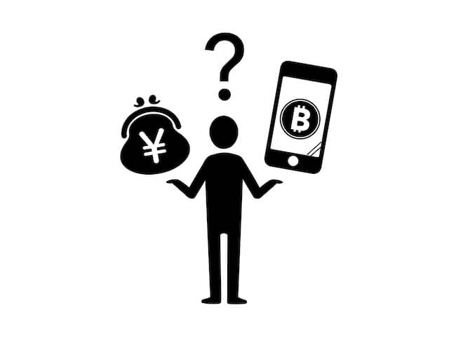 Difference-between cryptocurrency-and-electronic-money