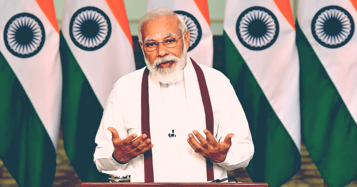 インドのモディ首相、仮想通貨の世界的規範作成を呼びかけ
