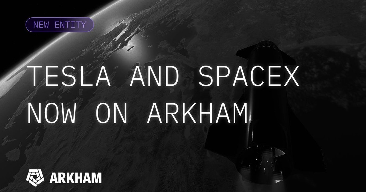 テスラとSpaceXのビットコイン保有数が約2万BTC　購入再開も確認か＝Arkham追跡