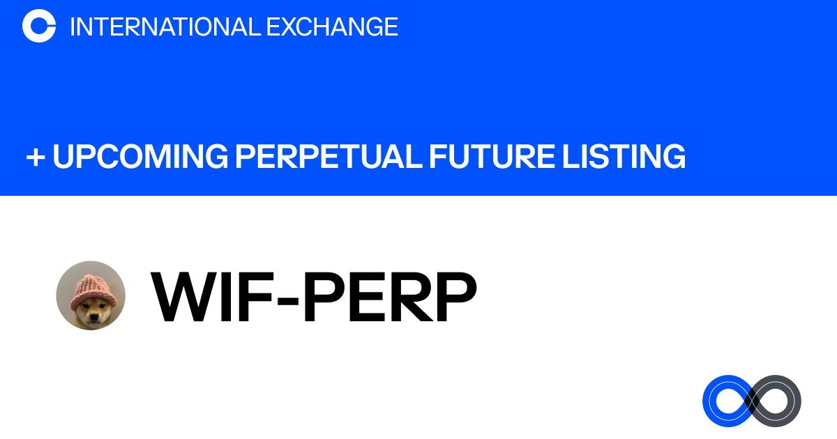 コインベース、ソラナミームコイン「WIF」の永久先物提供へ