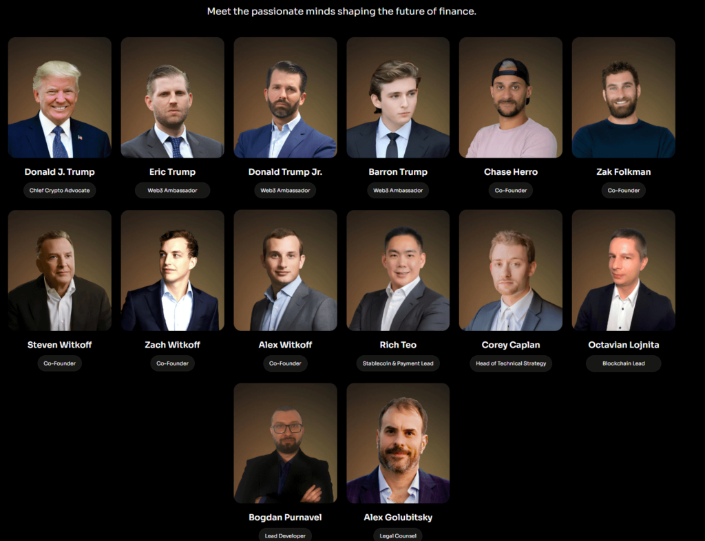 World Liberty Financial　member
