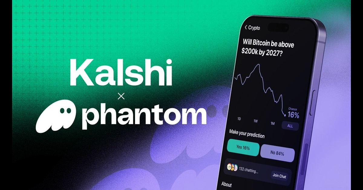 ファントムウォレットが予測市場機能を導入、カルシと提携